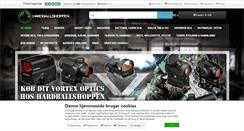 Desktop Screenshot of hardballshoppen.dk